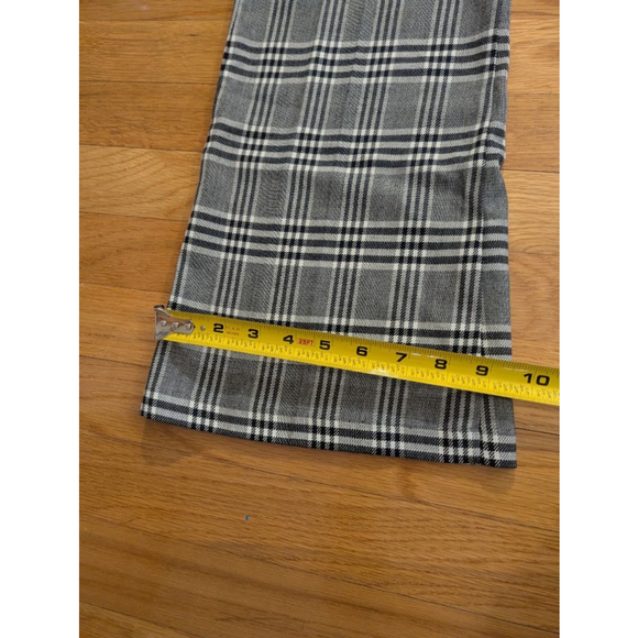 Boston Proper Plaid Pants Black and White Size 4 - Picture 13 of 13